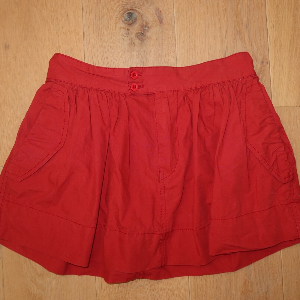 Urban Outfitters Vintage BDG Dark Red Cargo Skirt